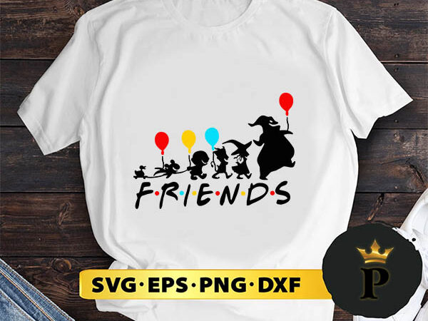 Disney nightmare before christmas friends svg, merry christmas svg, xmas svg png dxf eps t shirt vector illustration