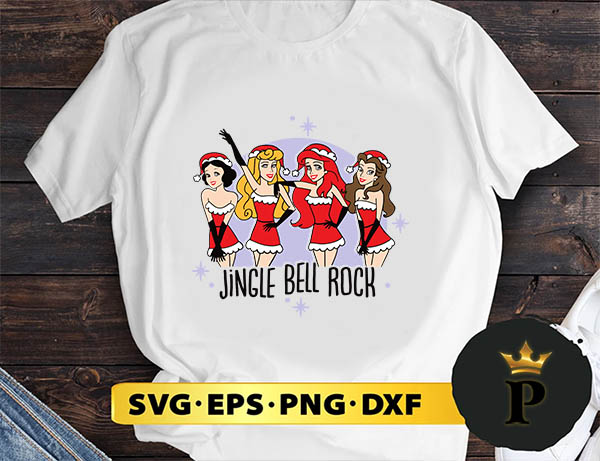 Disney Princess Christmas SVG, Merry Christmas SVG, Xmas SVG PNG DXF EPS