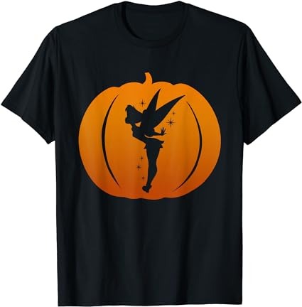 Disney tinker bell silhouette halloween pumpkin t-shirt png file