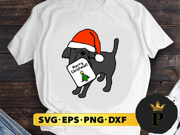 Dog merry christmas svg, merry christmas svg, xmas svg png dxf eps t shirt vector illustration