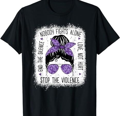 Domestic violence awareness shirt stop end domestic violence t-shirt png file