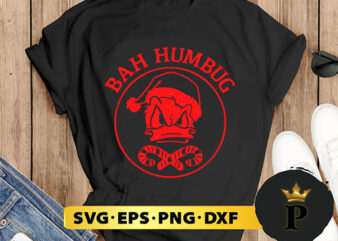 Donald Duck Bah Humbug Christmas SVG, Merry Christmas SVG, Xmas SVG PNG DXF EPS t shirt vector illustration