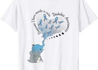 Elephant Someone I Love Needs A Cure T1D Diabetes Awareness T-Shirt