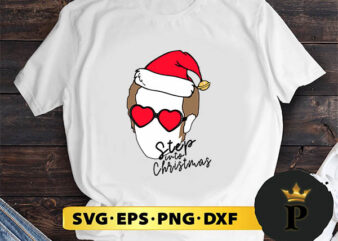 Elton John Step Into Christmas SVG, Merry Christmas SVG, Xmas SVG PNG DXF EPS