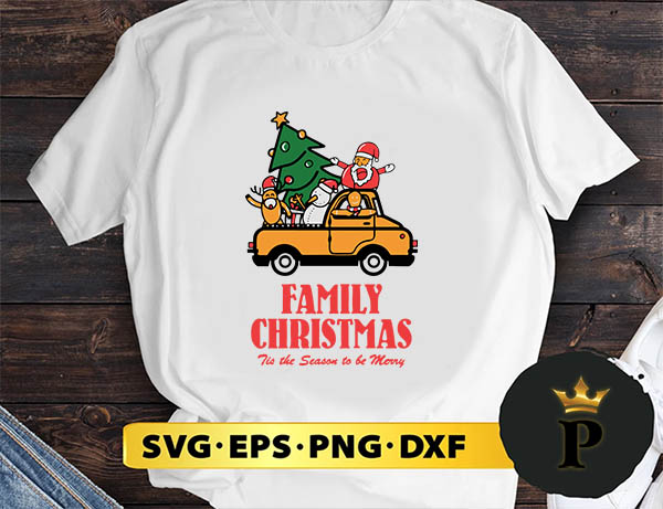 Family Christmas Tis The Season To Be Merry SVG, Merry Christmas SVG, Xmas SVG PNG DXF EPS