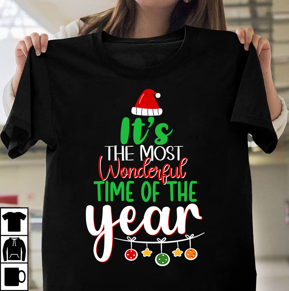 Most　Holiday,　Cut　Christmas　Cricut　It's　the　SVG　svg,　File　Christmas,　svg,　Merry　Winter　Wonderful　Design,Christmas　the　SVG,　Shirt,　Time　SVG,　Christmas　Bundle,　of　SVG　Christmas　Year　for　Elf　T-shirt　Santa　Funny