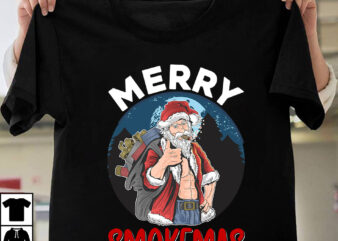Merry Smokemas T-shirt Design, Winter SVG Bundle, Christmas Svg, Winter svg, Santa svg, Christmas Quote svg, Funny Quotes Svg, Snowman SVG, Holiday SVG, Winter Quote Svg Christmas SVG Bundle, Christmas