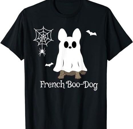 French bulldog halloween french boo-dog dog gift tee t-shirt png file