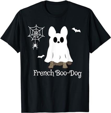 French bulldog halloween french boo-dog dog gift tee t-shirt png file