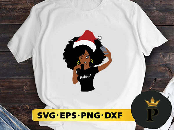 Funny black girl magic natural merry christmas svg, merry christmas svg, xmas svg png dxf eps t shirt graphic design