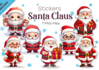 Funny Cartoon Santa Claus. PNG, Clipart. t shirt graphic design