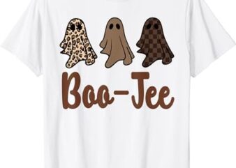 Funny Fall Halloween Ghost Boujee Boo-Jee Spooky Season Cute T-Shirt PNG File