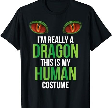 Funny halloween dragon costume men women adult boys fun t-shirt png file