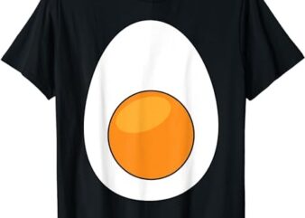 Funny Hard Boiled Egg Halloween Costume For Food Lovers T-Shirt PNG File
