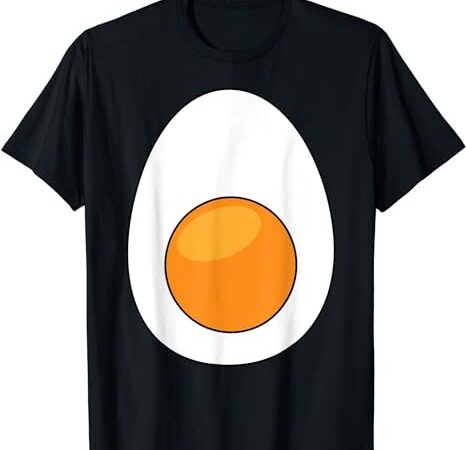 Funny hard boiled egg halloween costume for food lovers t-shirt png file