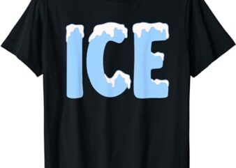 Funny Ice Family Ice and Baby Halloween Costume Couples T-Shirt