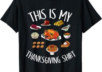Funny Thanksgiving Food Outfit For Turkey Day T-Shirt