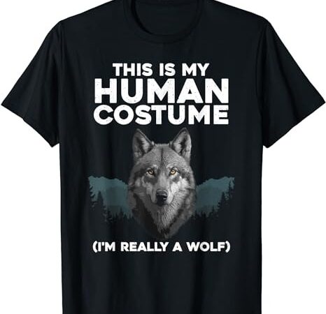 Funny wolf design for men women boys girls kids wolf lovers t-shirt png file