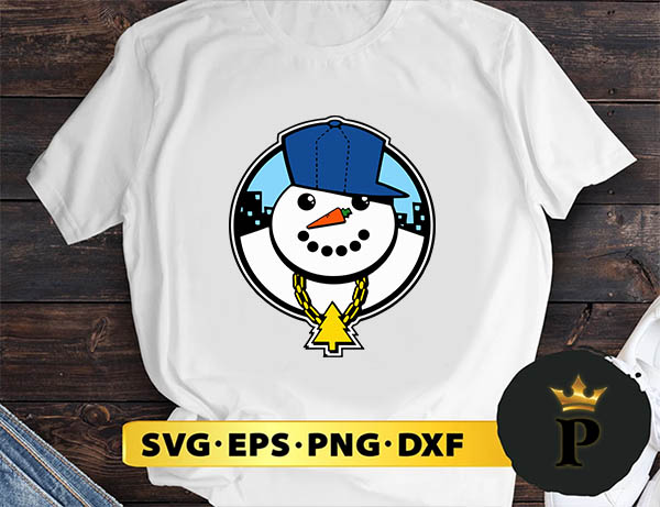 Ghetto Snowman Christmas SVG, Merry Christmas SVG, Xmas SVG PNG DXF EPS