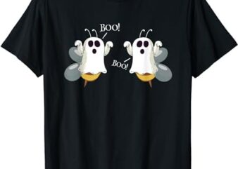Ghost Bees Saying Boo Funny Halloween Costume Women Gift T-Shirt PNG File