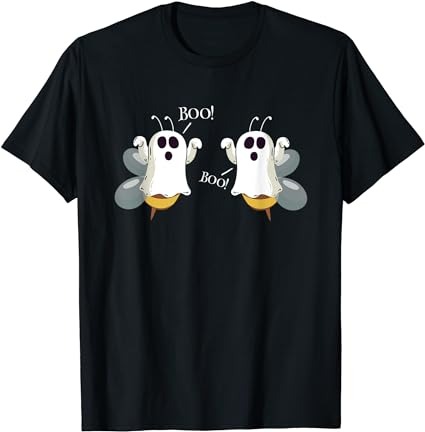 Ghost bees saying boo funny halloween costume women gift t-shirt png file