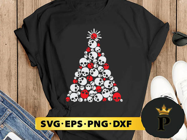 Gothic christmas tree svg, merry christmas svg, xmas svg png dxf eps t shirt design template