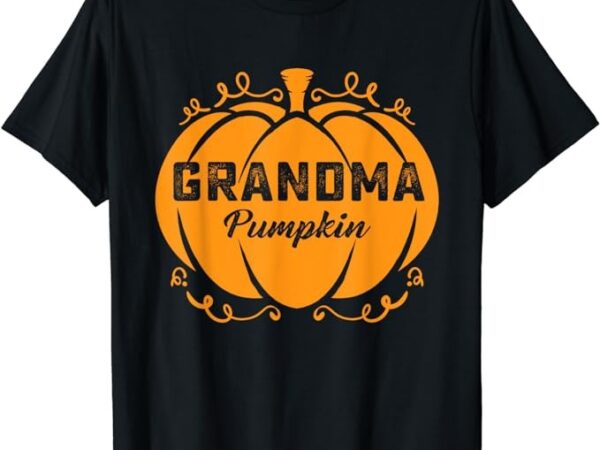 Grandma pumpkin funny halloween family costume thanksgiving t-shirt