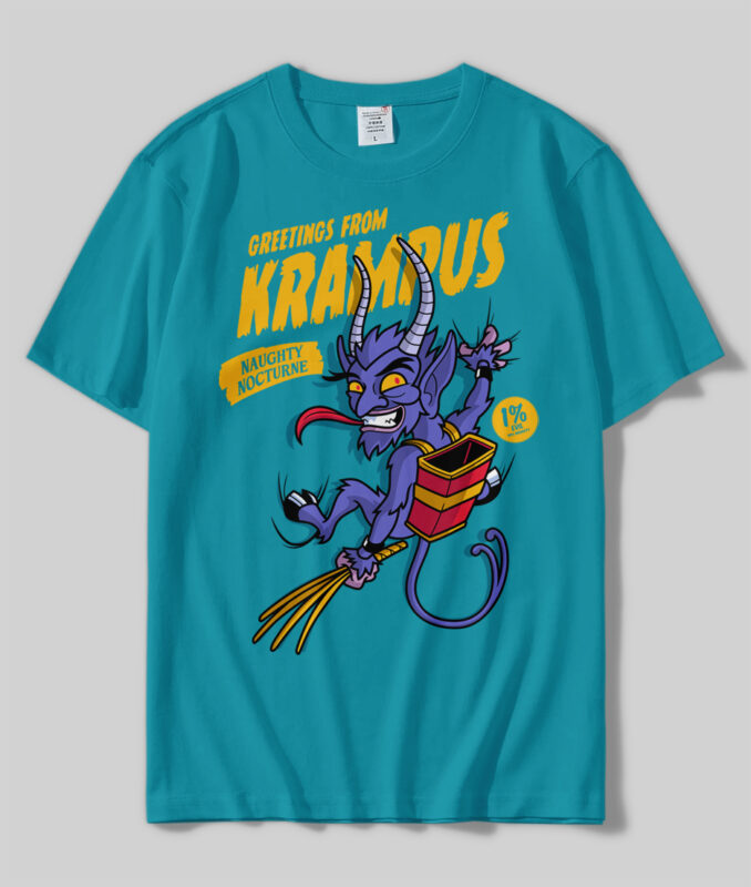 t-shirt vector Christmas Horror Cartoon Character