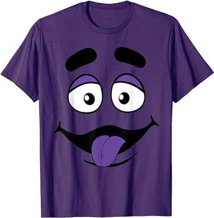 Grimace face funny halloween t-shirt