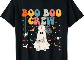 Groovy Boo Boo Crew For CNA ER RN LPN Funny Halloween Nurse T-Shirt png file
