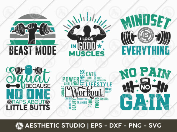 Gym svg, gym tshirt svg, gift for gym lover, gym png, workout svg, beast mode svg, i look good in muscles, mindset is everything, svg cut files