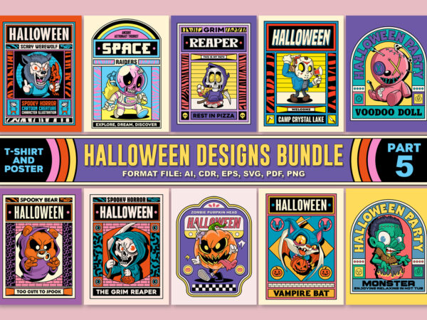 Halloween designs bundle part 5