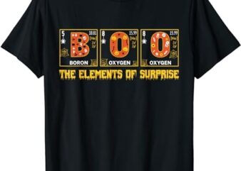 Halloween Boo School Chemistry Nerd Physics Pumpkin Gift T-Shirt PNG File