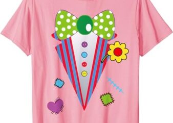 Halloween Clown T-Shirt DIY Costume Fun For Man Woman & Kids PNG File