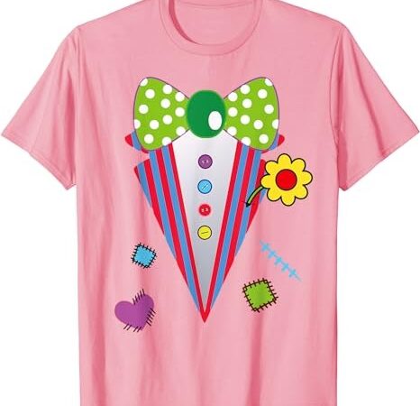 Halloween clown t-shirt diy costume fun for man woman & kids png file