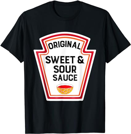 Halloween costume sweet and sour sauce t-shirt