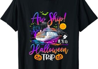 Halloween Cruise Squad Family 2023 Cruising Crew Funny Trip T-Shirt PNG File