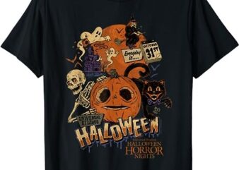 Halloween Horror Nights Lil Boo Pumpkin T-Shirt PNG File