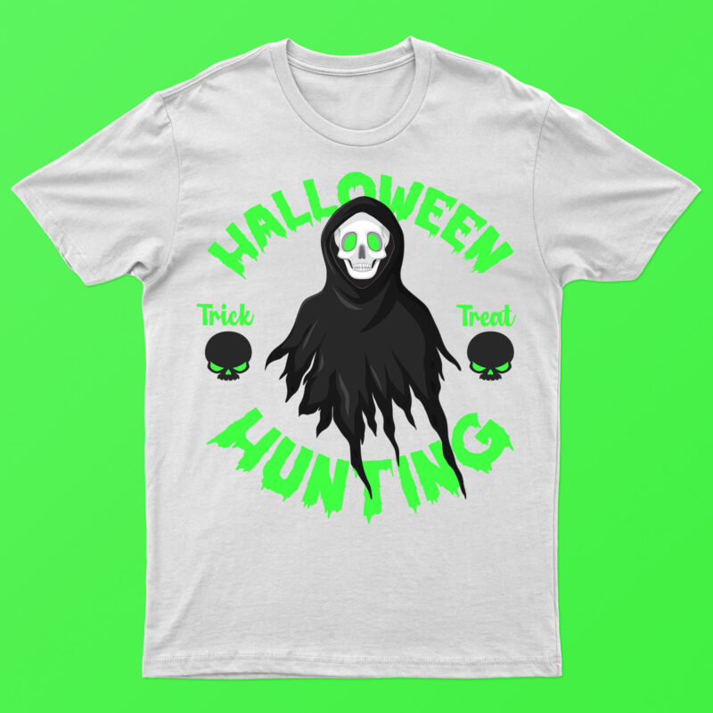 Halloween Hunter| T-shirt design for sale