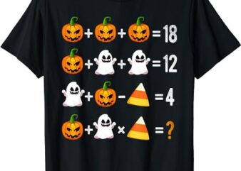 Halloween Order of Operations Math Halloween Teacher pumpkin T-Shirt png file
