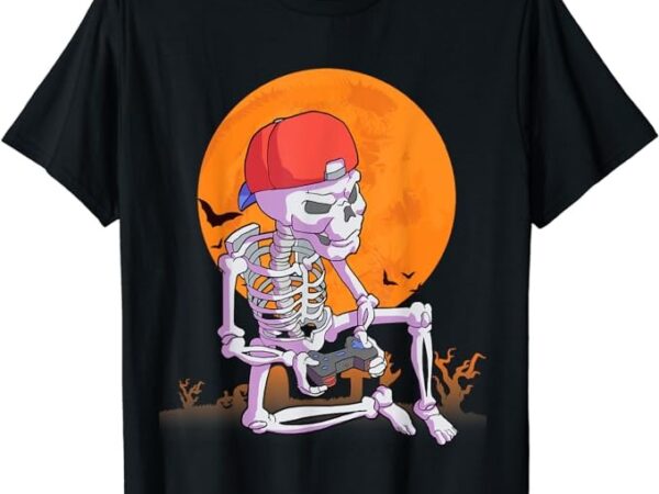 Halloween shirt men boys gamer gaming skeleton shirt boys t-shirt png file Halloween shirt men boys gamer gaming skeleton shirt boys t-shirt png file