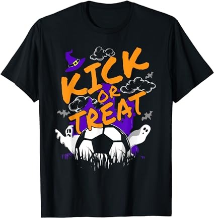 Halloween shirt for soccer players with a soccer ball t-shirt png file