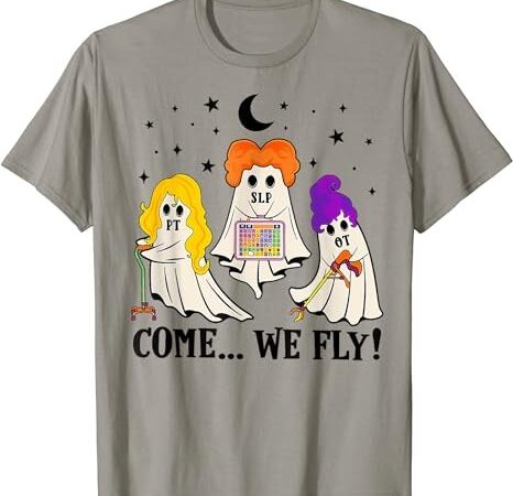 Halloween spooky slp ot pt team occupational physical speech t-shirt Halloween spooky slp ot pt team occupational physical speech t-shirt