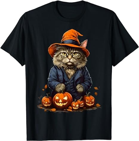 Halloween cats, funny cat Halloween T-Shirt PNG File