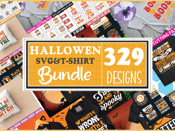 Halloween svg t-shirt bundle