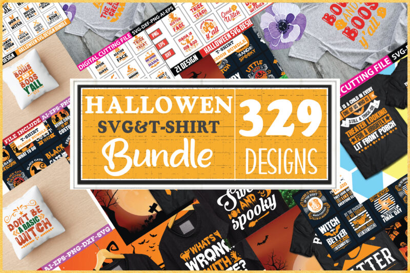 Halloween Svg T-shirt Bundle