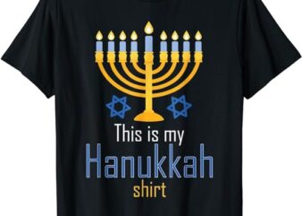 Hanukkah Pajama This Is My Hanukkah T-Shirt