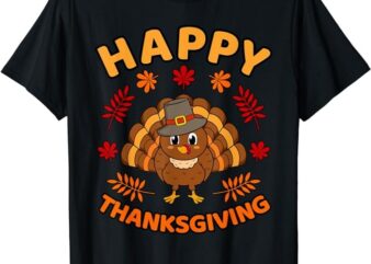 Happy Thanksgiving Funny Turkey Family Men Women Graphic T-Shirt