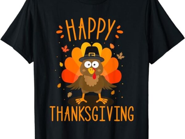 Happy thanksgiving for turkey day family dinner t-shirt