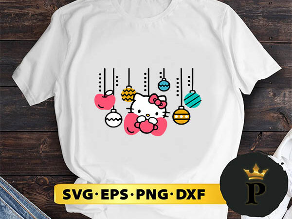 Hello kitty christmas svg, merry christmas svg, xmas svg png dxf eps graphic t shirt